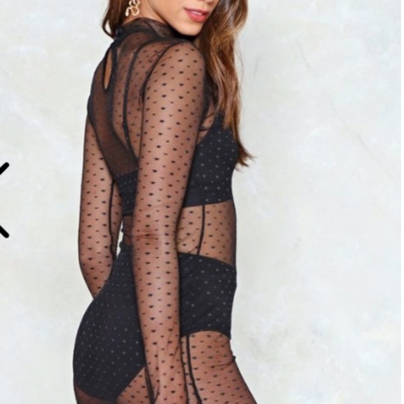 Mesh Bodycon dress - Picture 2 of 3